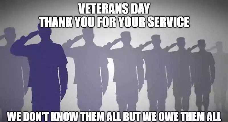 thank you veterans day meme
