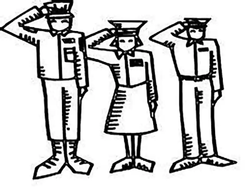 veterans day black and white clipart