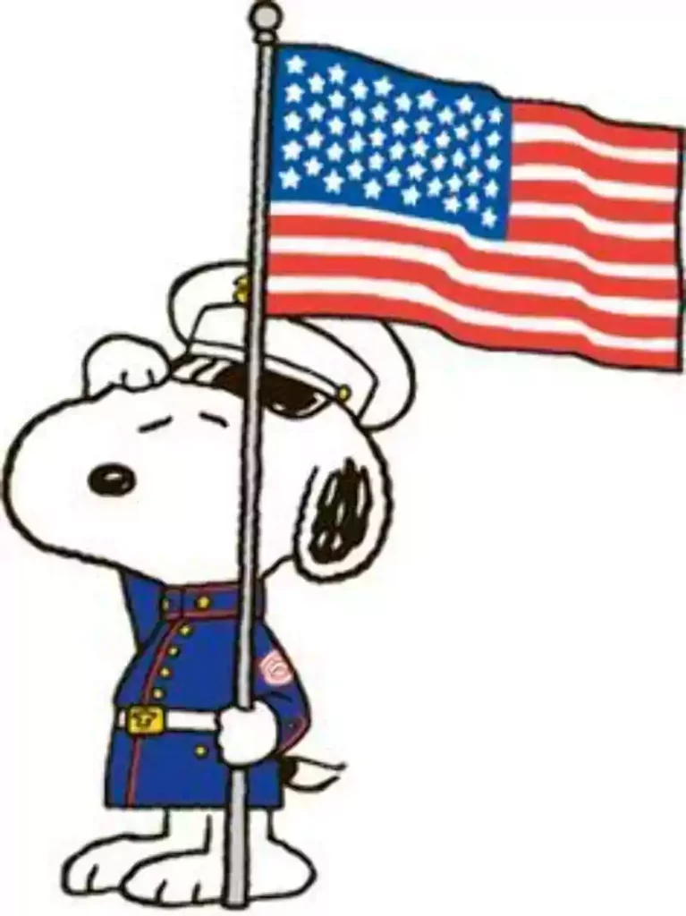 veterans day clipart snoopy