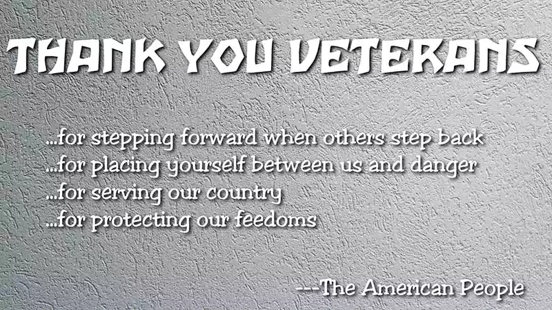 veterans day fb thank you quotes