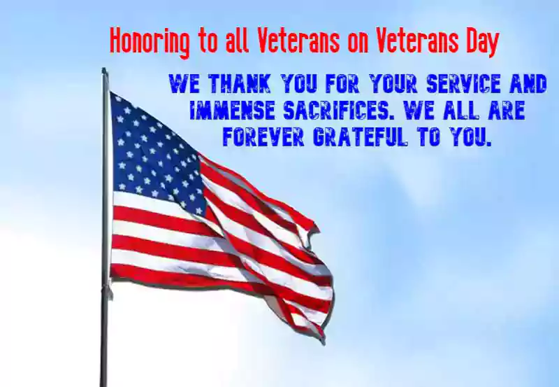 veterans day messages card