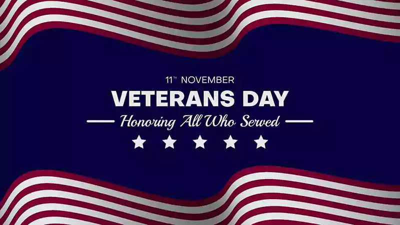 veterans day motion background