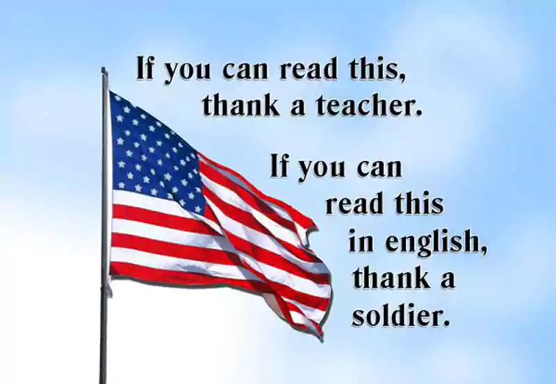 veterans day quotes of appreciation from student