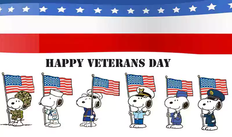 veterans day snoopy images