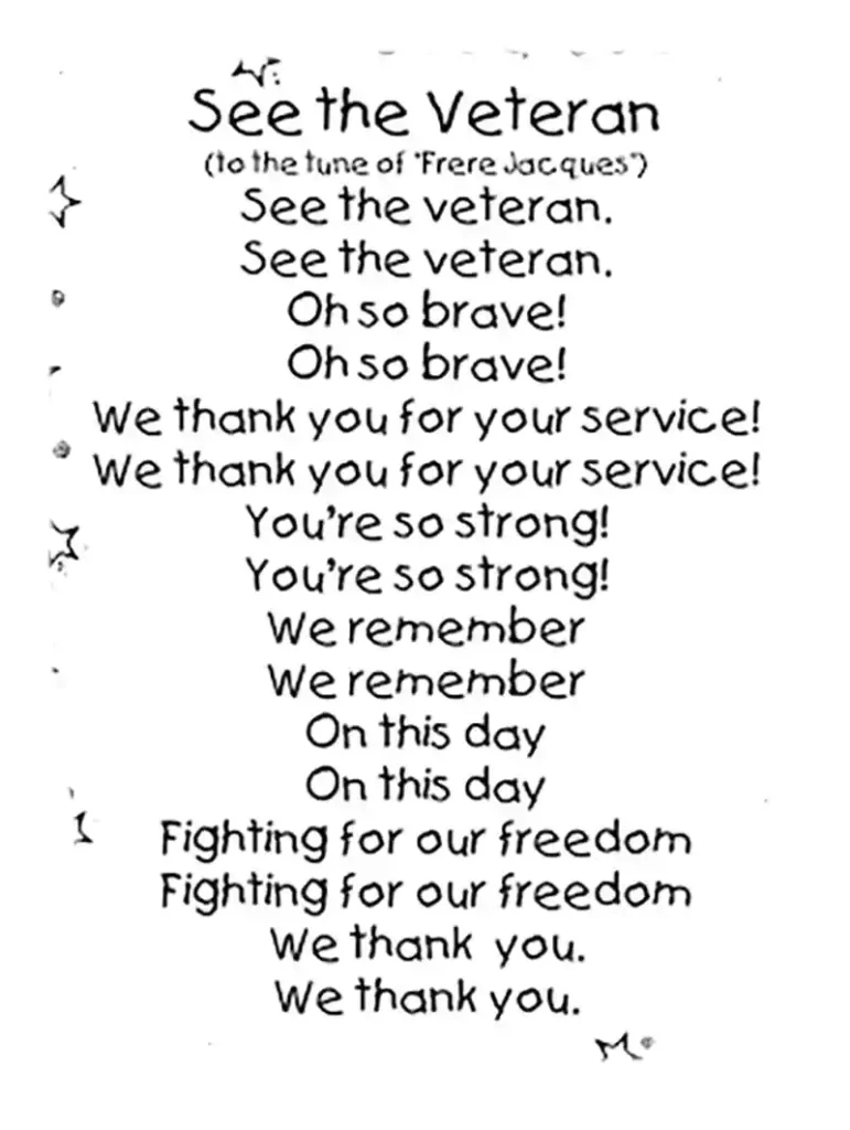 veterans day speeches poems