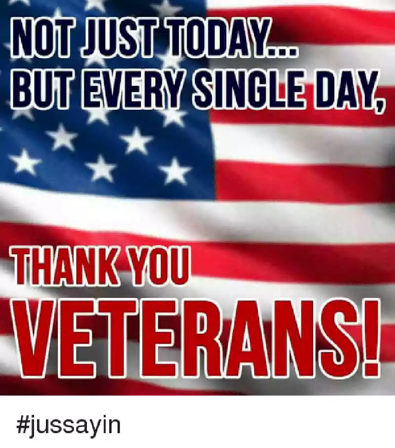 veterans day thank you meme