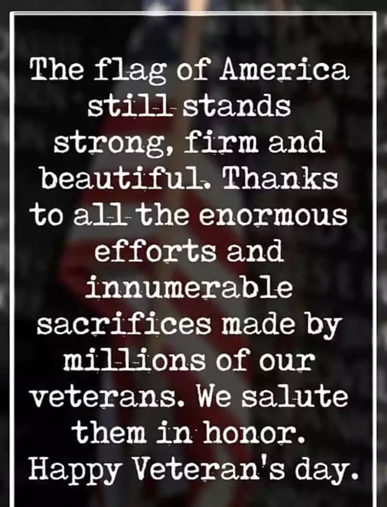 veterans day thank you messages