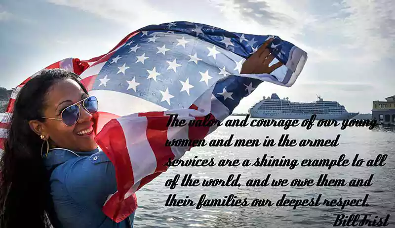 veterans day thank you quotes with eagle and american flag