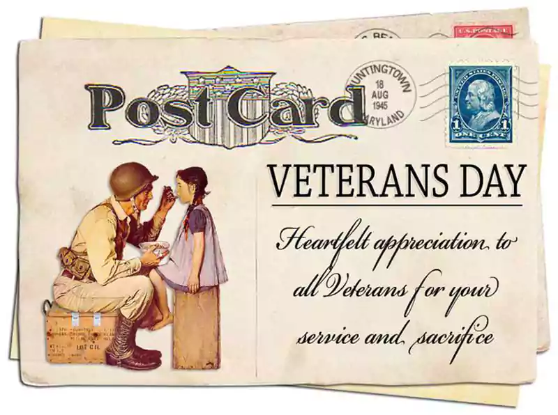 veterans day vintage images poppy