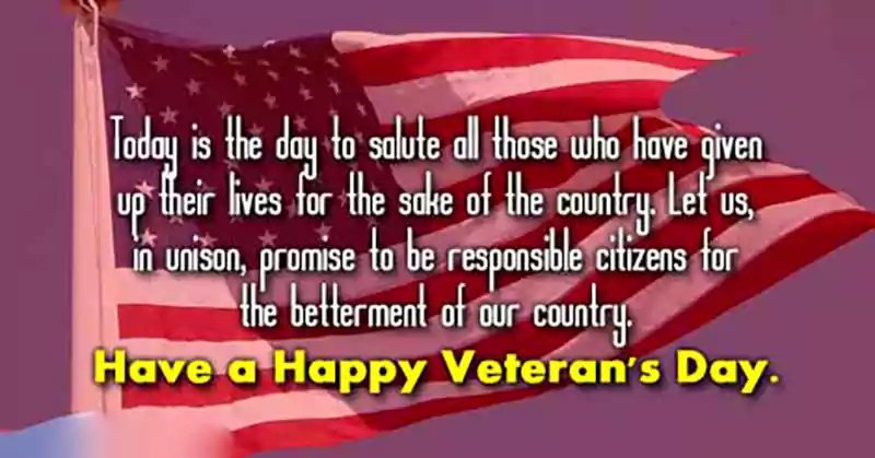 wishes in veterans day thank you