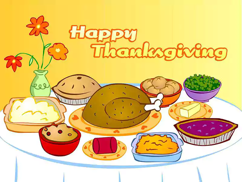 Disney Characters Thanksgiving Image