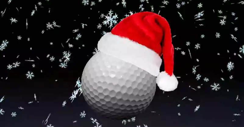 Golf Merry Christmas Image