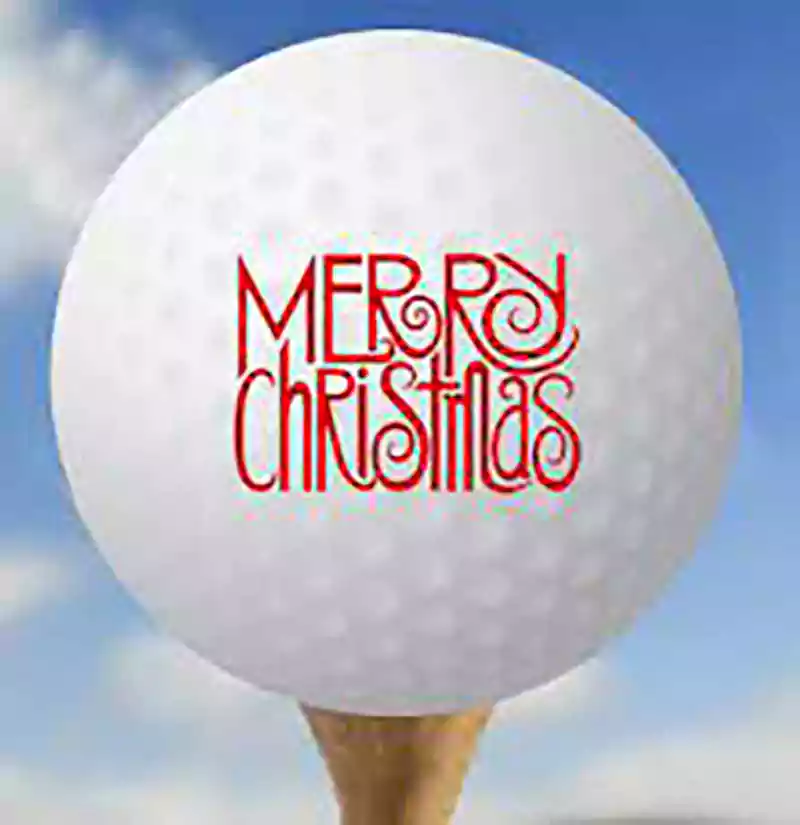 Golf Merry Christmas Image