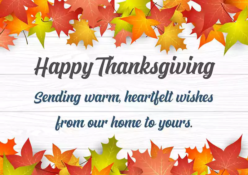 Happy Thanksgiving Friendship Image and Sayings