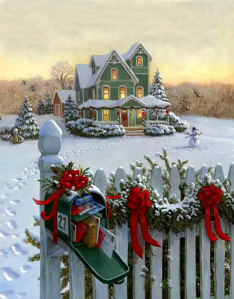 Merry Christmas Farmhouse Images