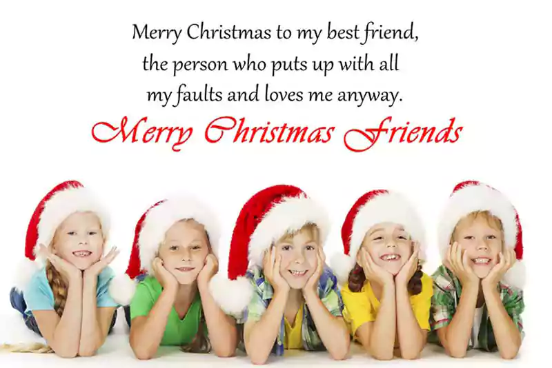 Merry Christmas Friends Image