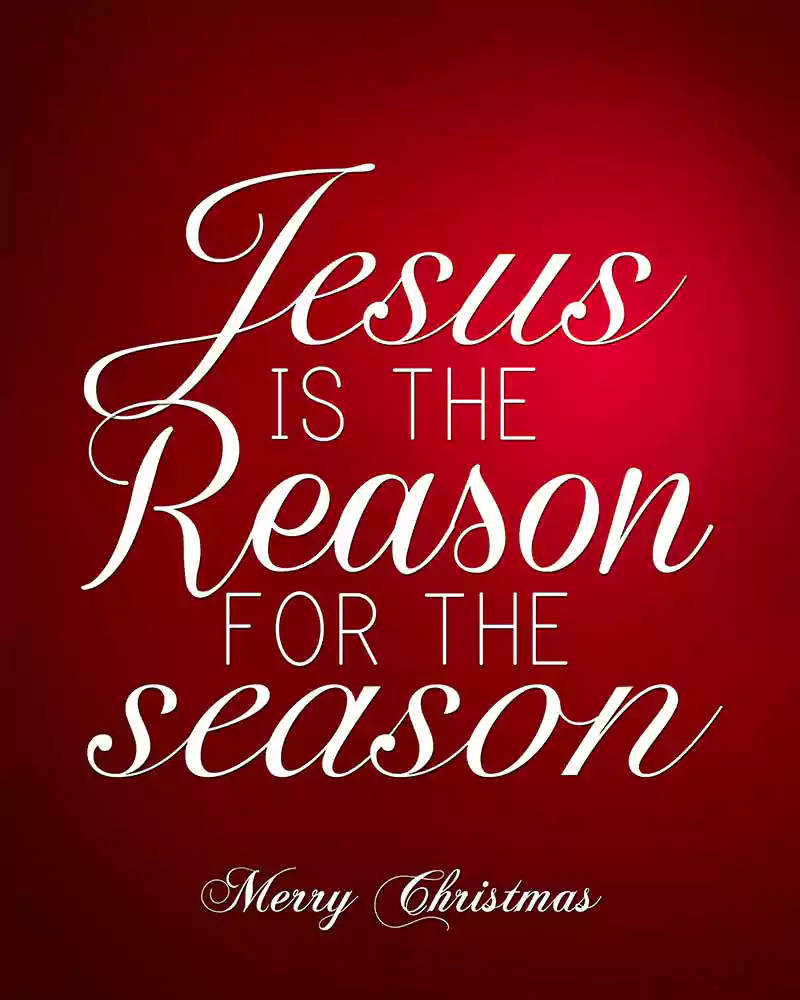 Merry Christmas Jesus Is the Reason for the Season Image