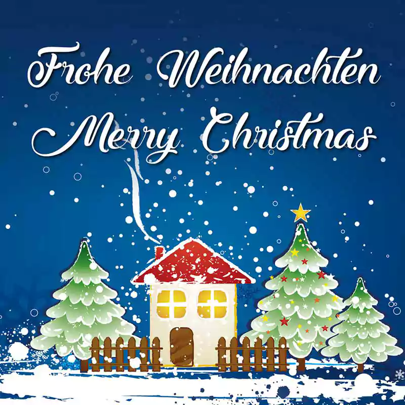 Merry Christmas in German Image