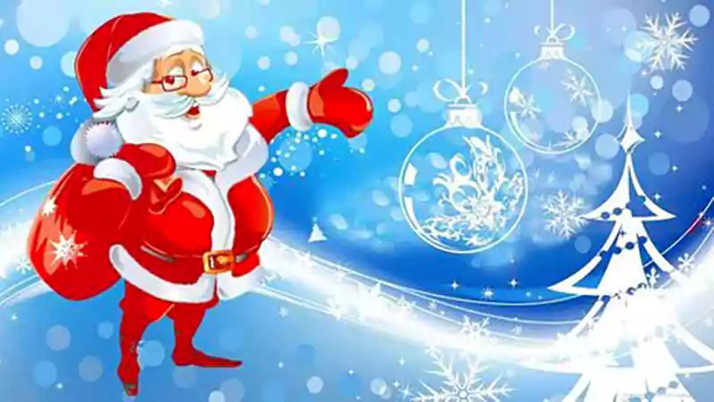 cartoon images of merry christmas
