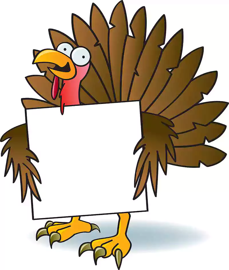 cartoon thanksgiving turkey image