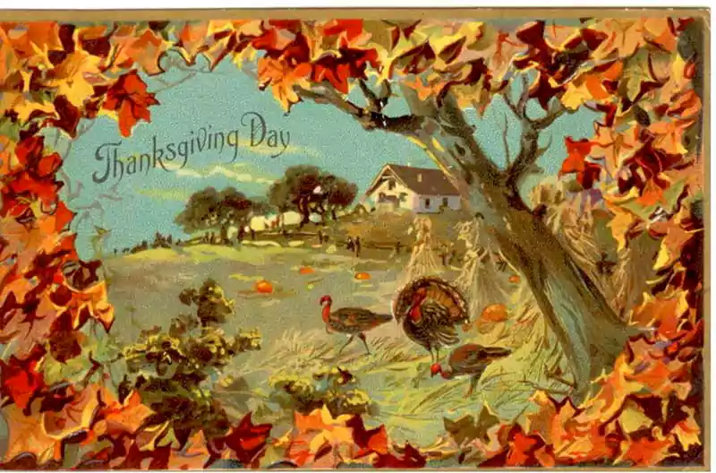 free vintage thanksgiving image