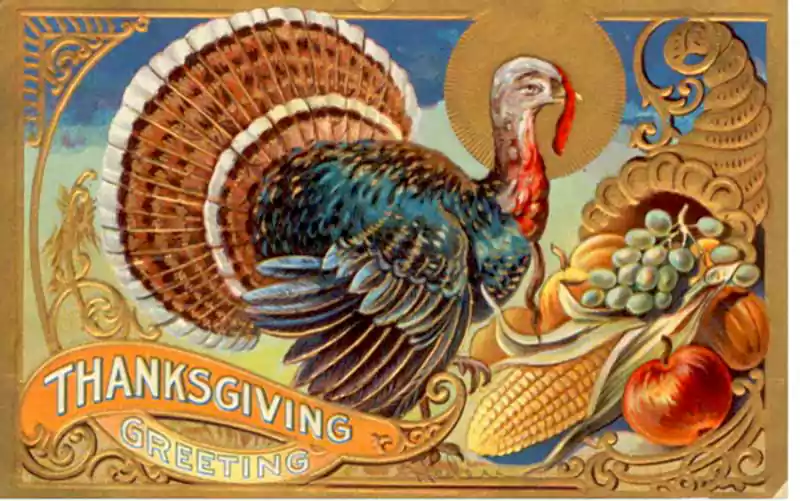 funny vintage thanksgiving image