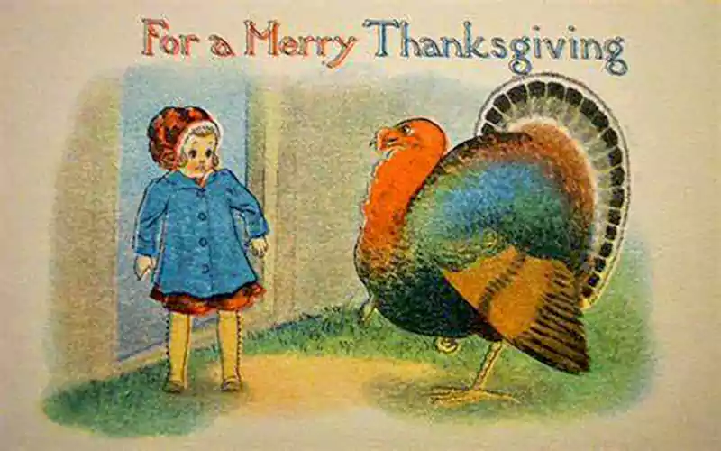 funny vintage thanksgiving photo