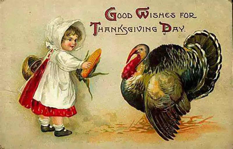 funny vintage thanksgiving photo
