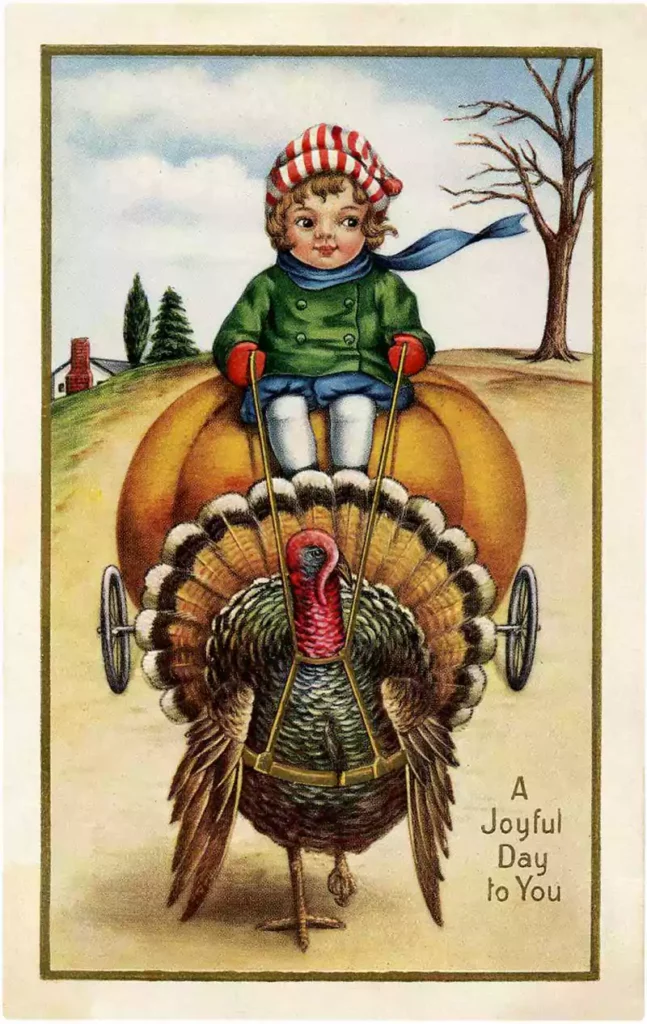 funny vintage thanksgiving picture