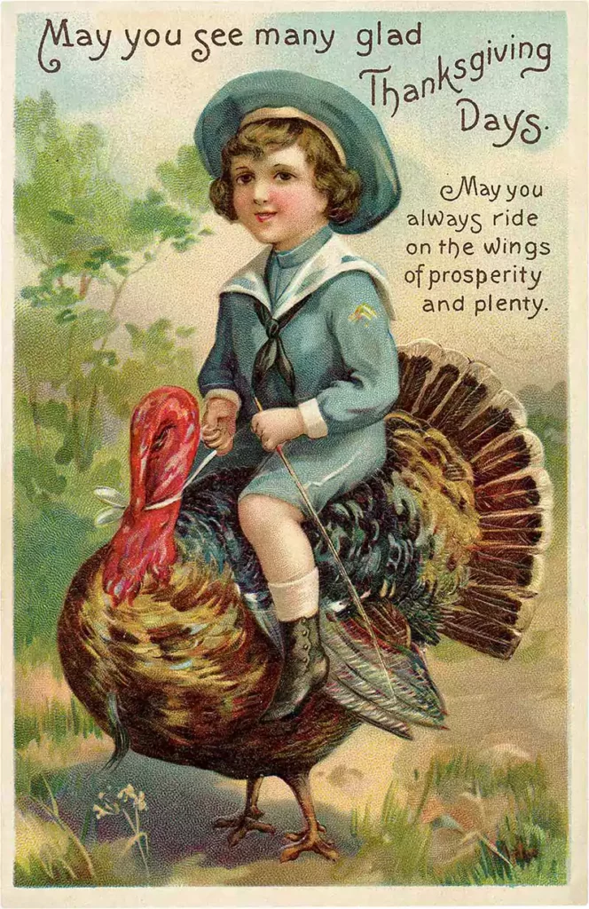 funny vintage thanksgiving picture