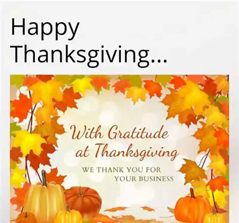 happy thanksgiving day image for facebook