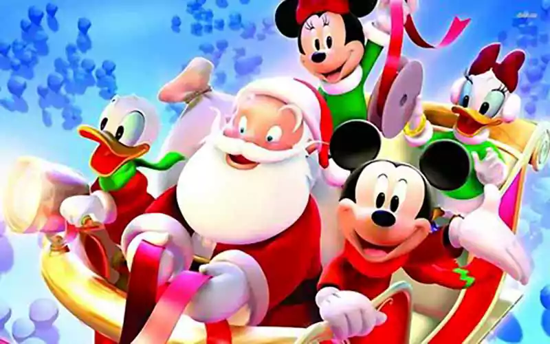 images of mickey mouse merry christmas