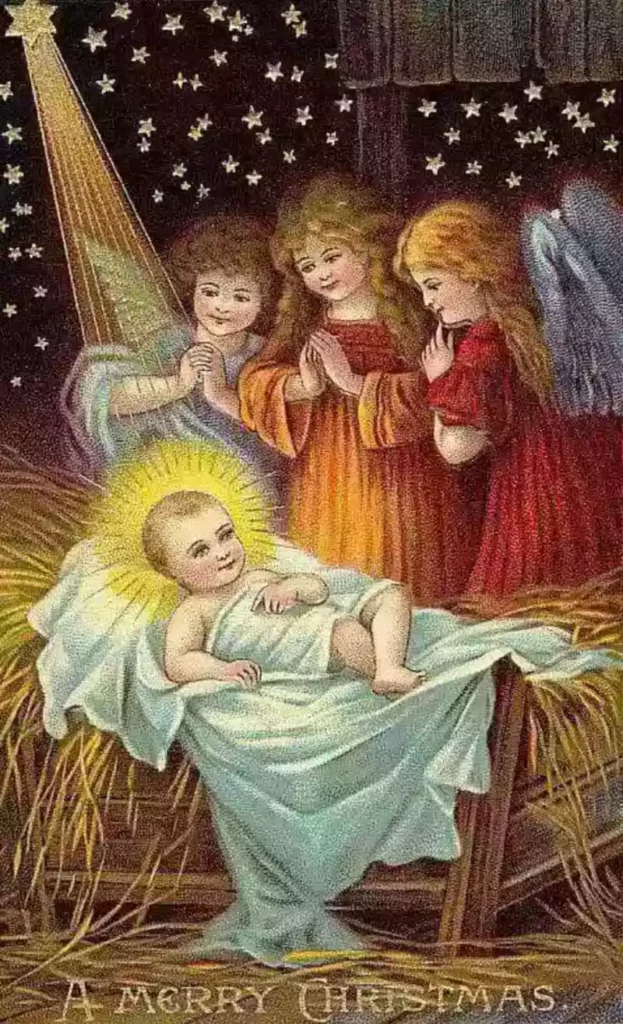 merry christmas angel image