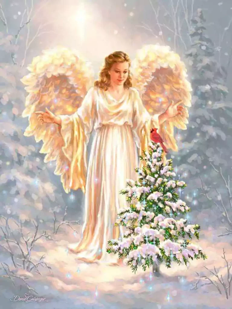 merry christmas angel image