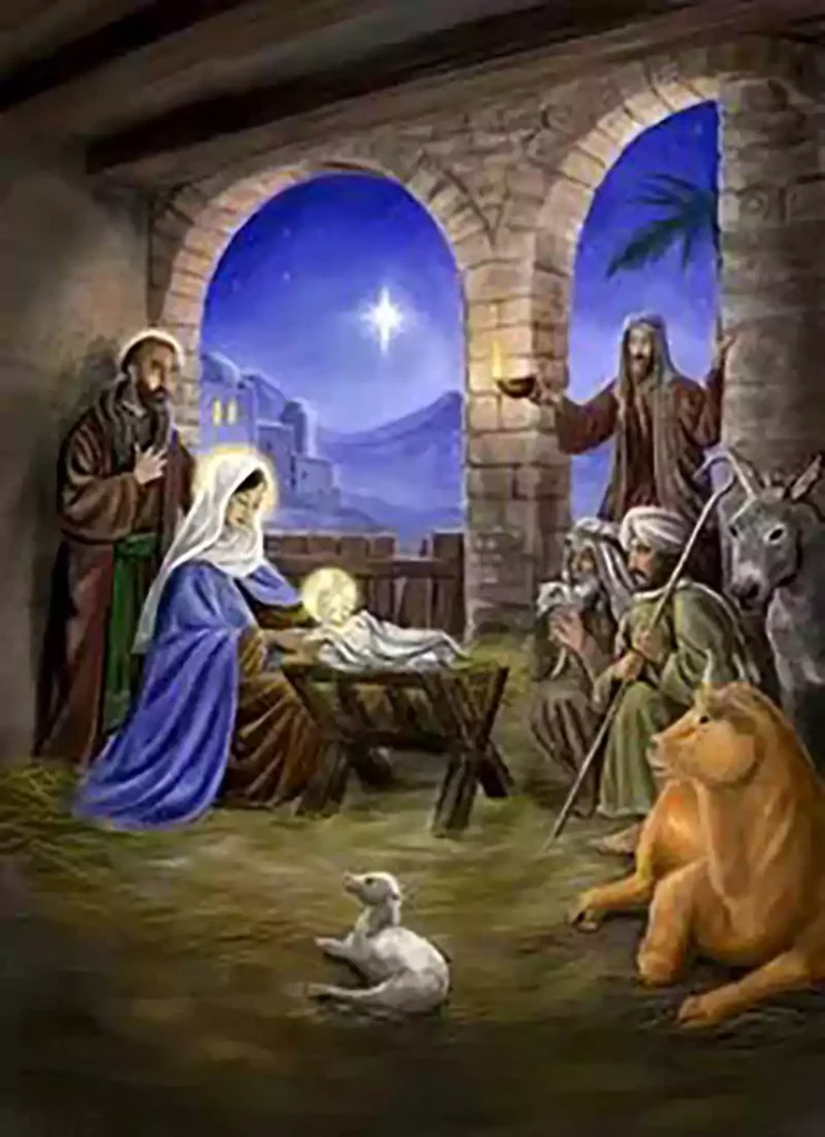 merry christmas baby jesus image