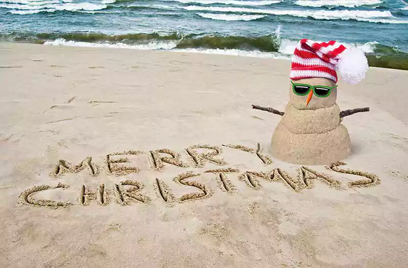 merry christmas beach images