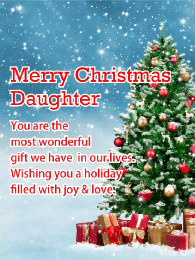 merry christmas daughter images