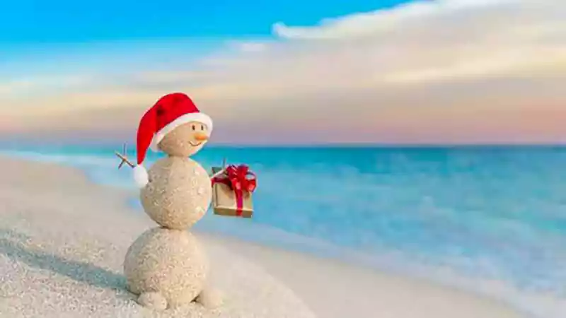merry christmas from the beach images
