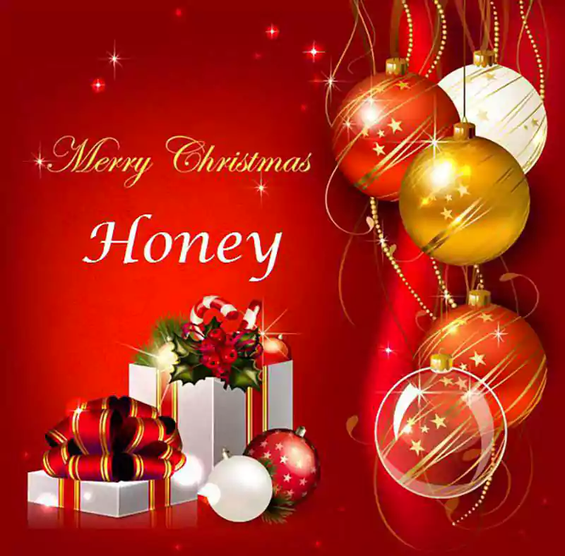 merry christmas honey images