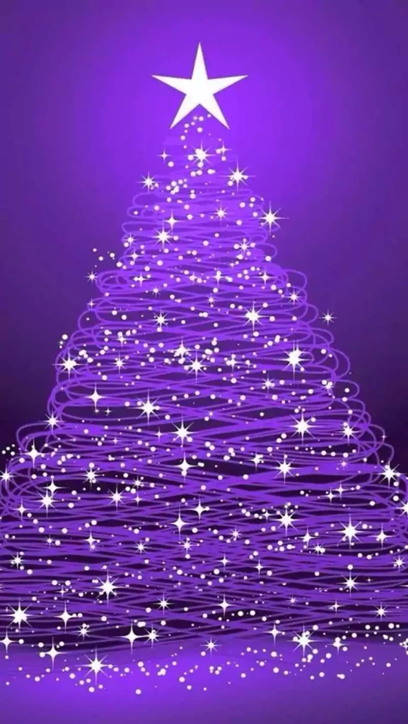 merry christmas images in purple