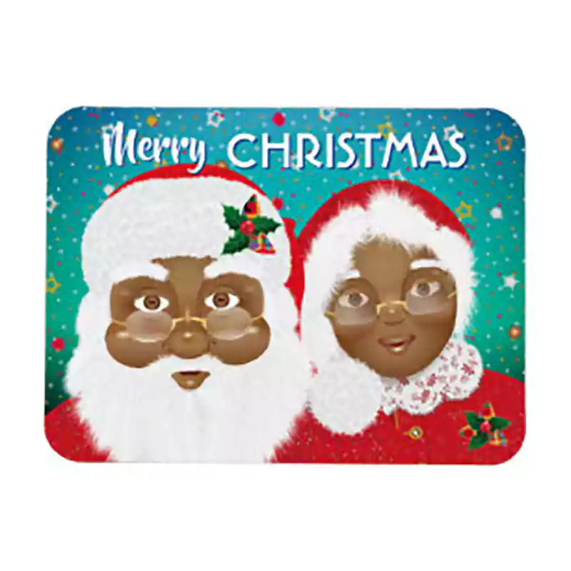 merry christmas images with black santa