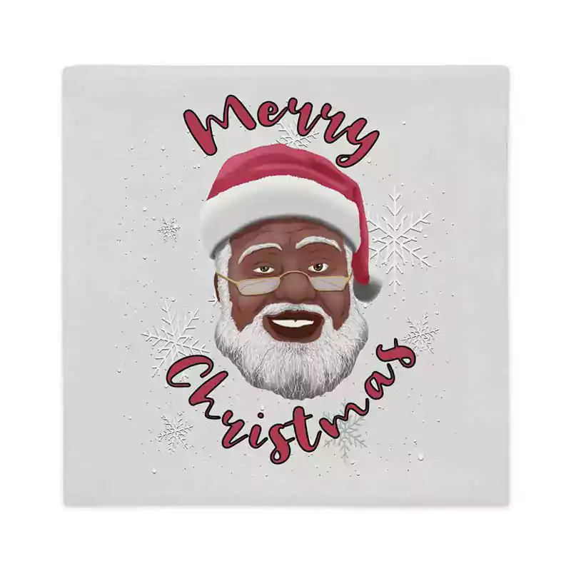 merry christmas images with black santa