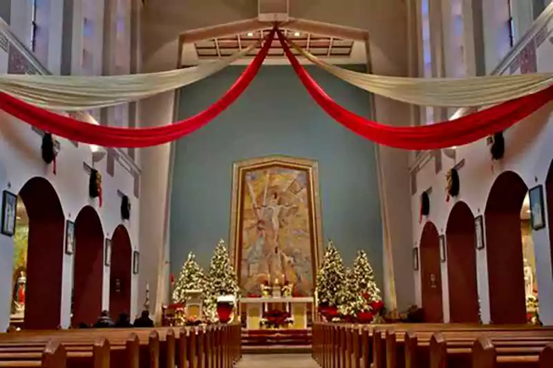 merry christmas images with church