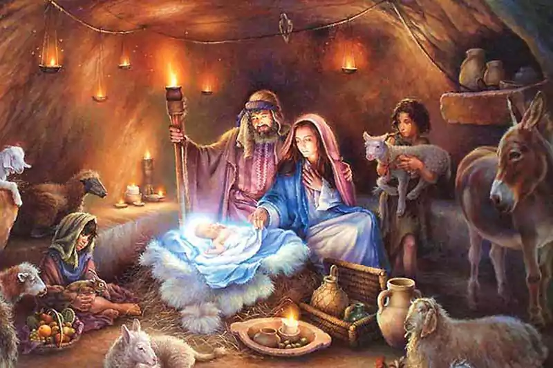 merry christmas images with jesus