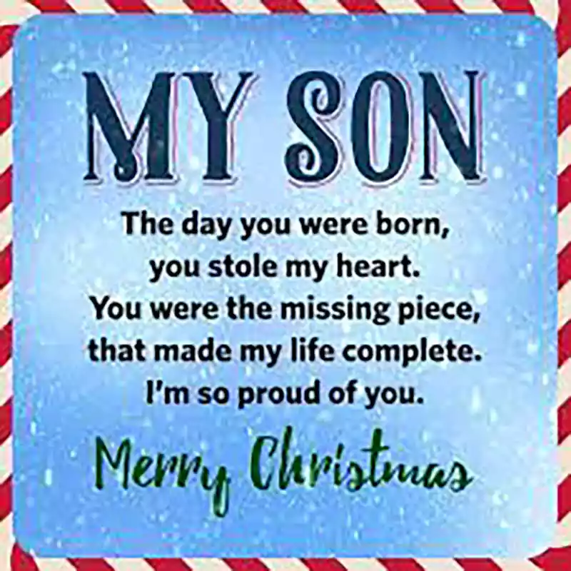 merry christmas to son images