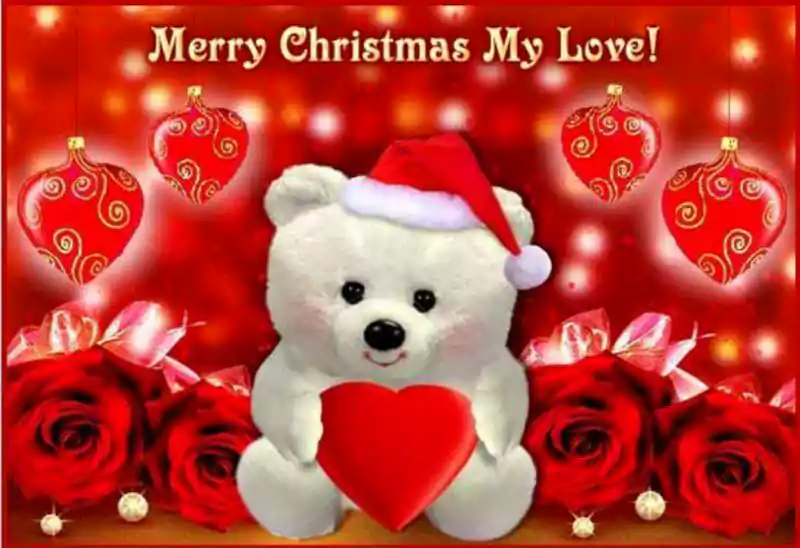 merry christmas with love images