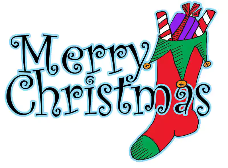 merry christmas word art images