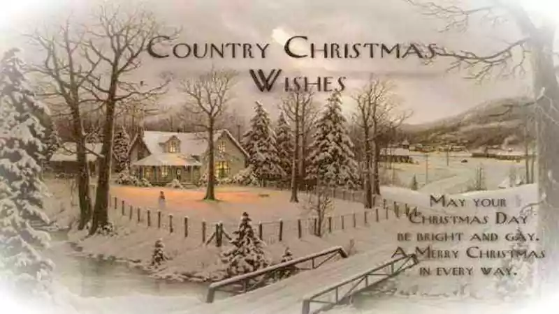 merry country christmas images