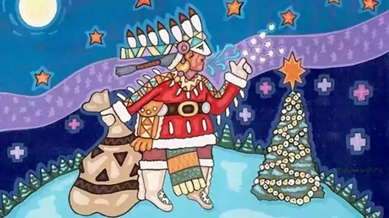 native american christmas images