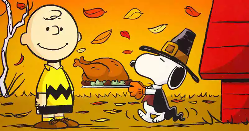 peanuts gang thanksgiving image